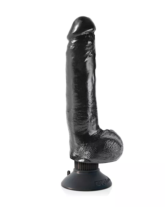 King Cock 9 Inch Vibrating Cock With Balls