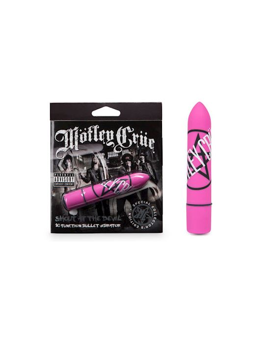 Motley Crue Shout At The Devil 10 Function Bullet Vibrator