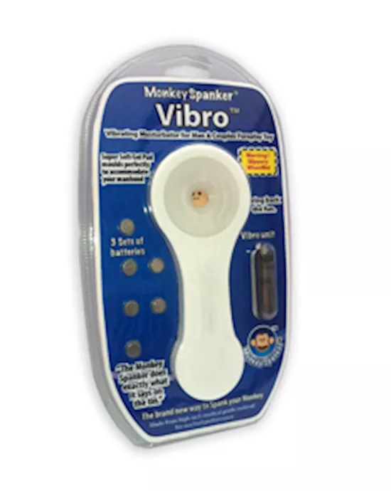 Monkey Spanker Vibro White