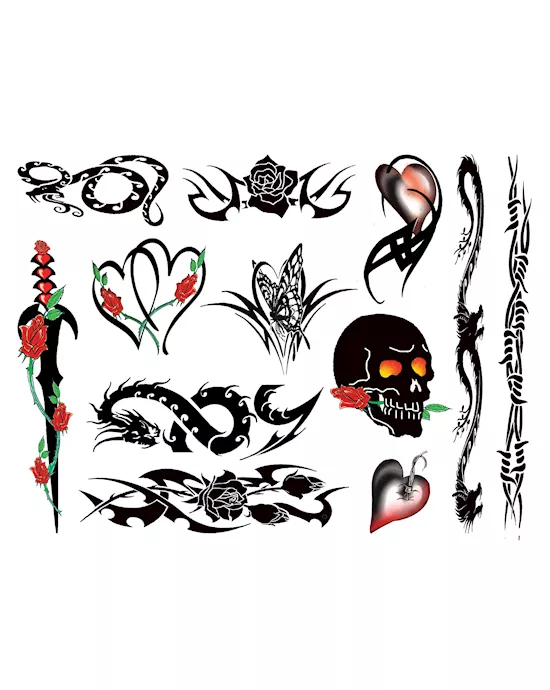 Tattoo Set Punk Bitch