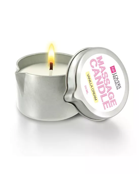 LoversPremium Massage Candle Vanilla Cream