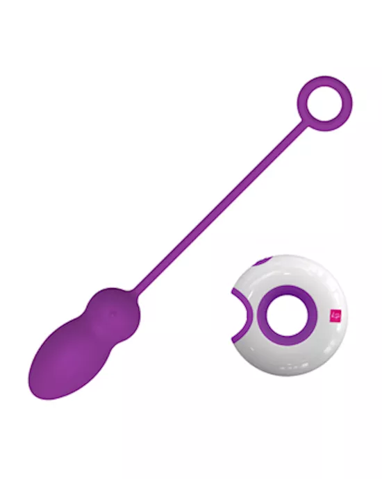 LoversPremium O-Remote Control Egg Purple Leya