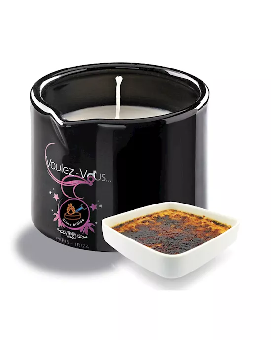 Voulez-Vous Massage Candle Creme Brulée