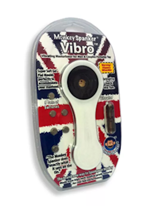 Monkey Spanker Vibro  & White