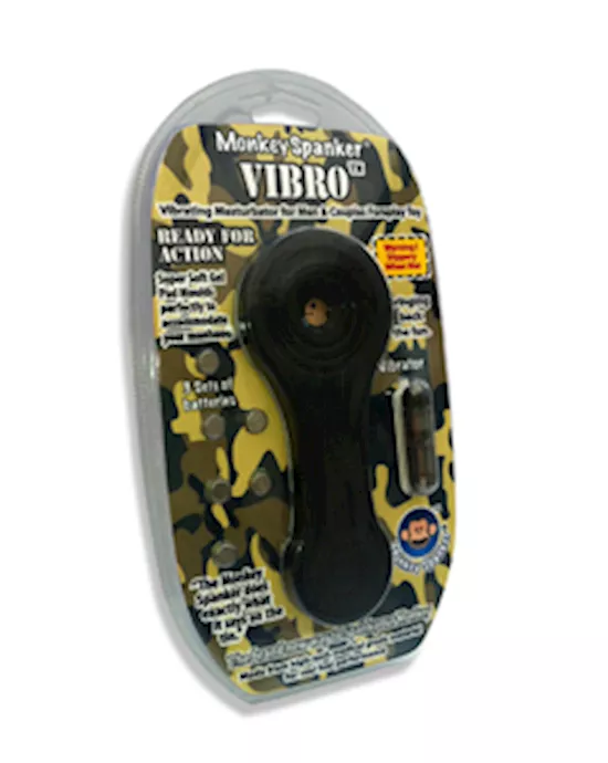 Monkey Spanker Vibro Black