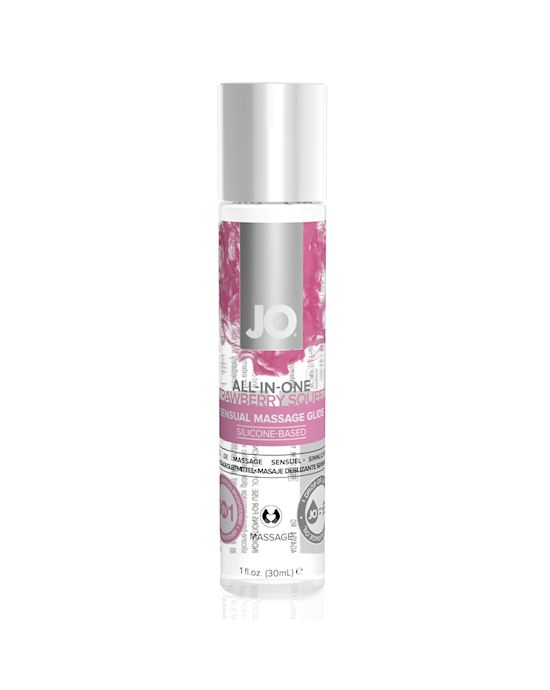 System Jo Massage Glide Strawberry 30 Ml