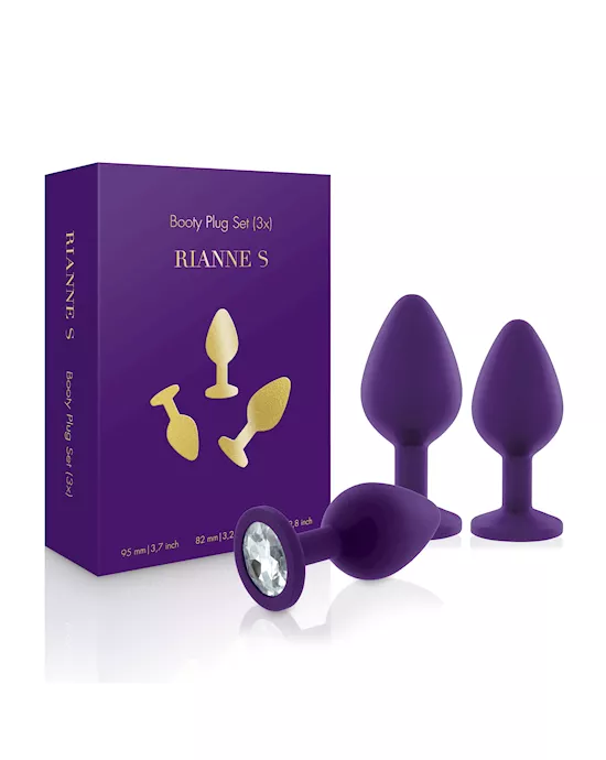 RS Soiree Booty Plug Set 3x Purple