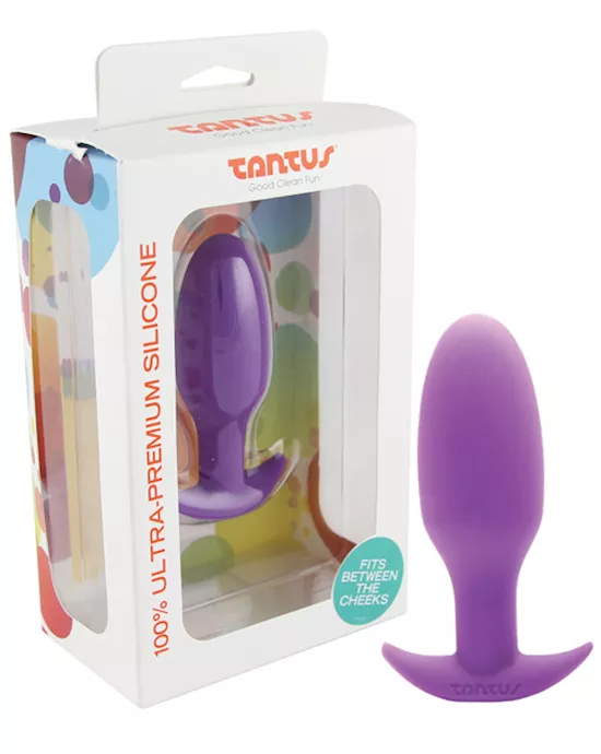 Tantus Ryder Butt Plug Purple Purple