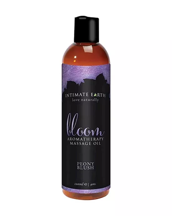 Intimate Earth Bloom Aromatherapy Massage Oil - Peony Blush