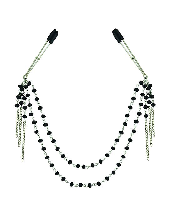 Sportsheets Midnight  Jeweled Nipple Clips