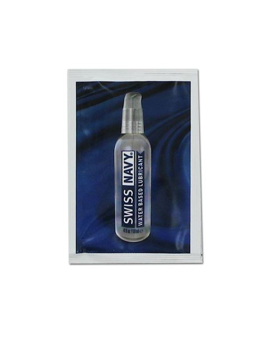 Swiss Navy Water Based Lubricant Sachet