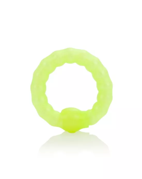 Pearl Beaded Prolong Ring Glow in the Dark