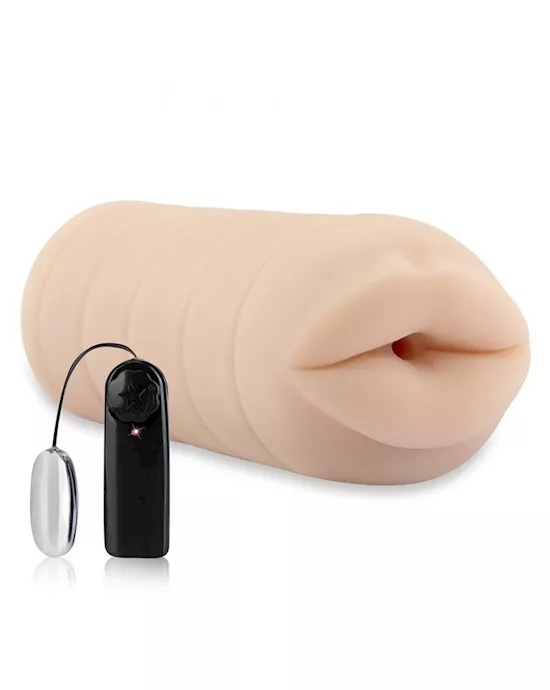 Pouty Vibrating Blowjob Stroker