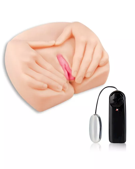Vibrating Spread Open Pussy & Ass
