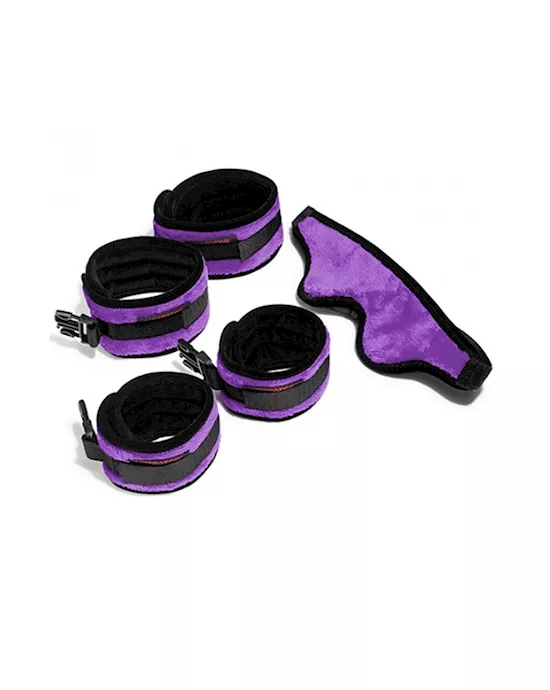 Liberator Plush Seduction Restraint & Blindfold Kit