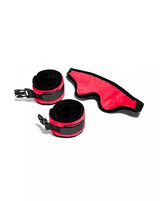 Liberator Plush Tease Restraint & Blindfold Kit