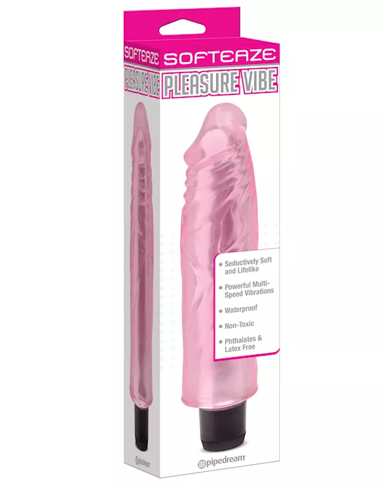 SOFTEAZE VIBRATING DONG PINK