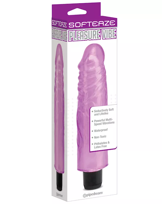 SOFTEAZE VIBRATING DONG PURPLE