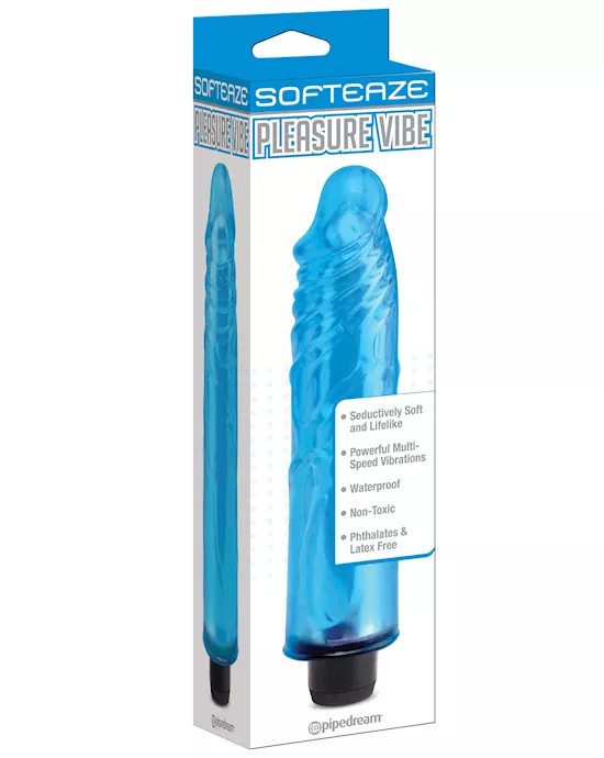 SOFTEAZE VIBRATING DONG BLUE
