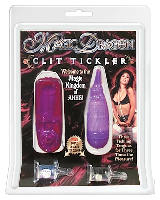 MAGIC DRAGON CLIT TICKLER PURPLE