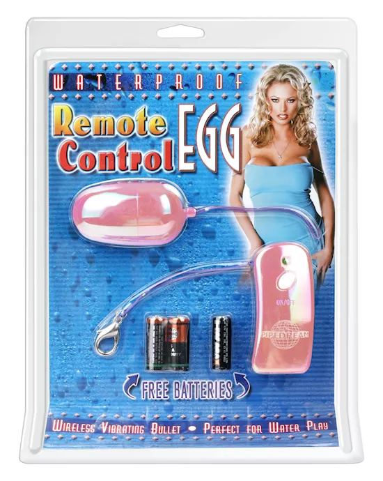 WATERPROOF REMOTE CONTROL EGG PINK