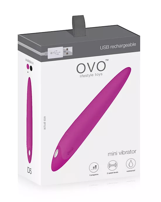 OVO D5 Rechargeable Mini Vibrator