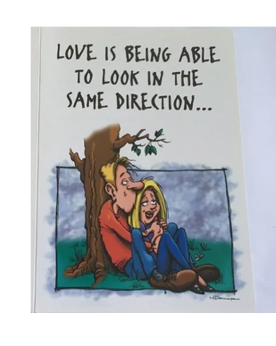 LOVE IS BEING ABLE TO LOOK