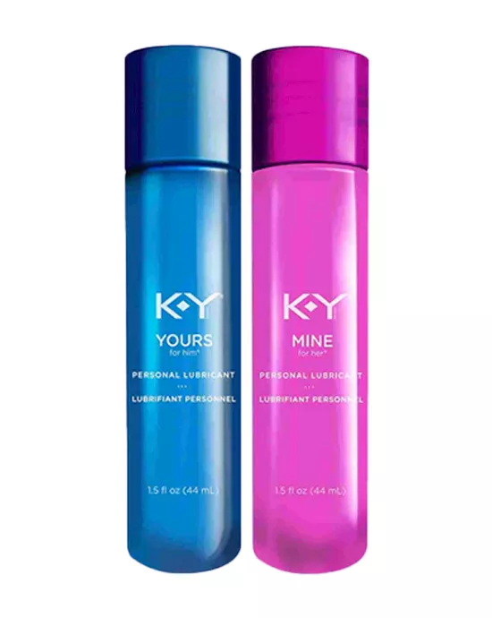 KY Yours & Mine Lubricant 2 Pack