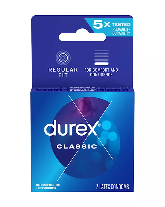 Durex Classic Condoms - 3 Pack