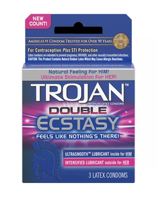 Trojan Double Ecstasy - 3 Pack