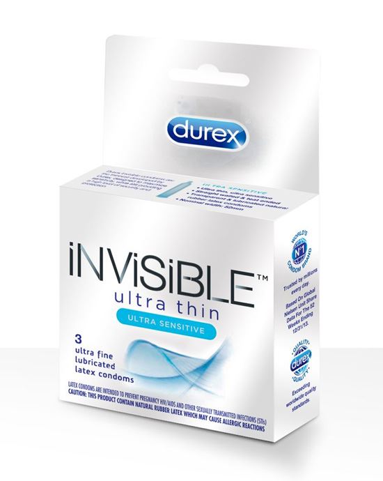 Durex Invisible 3pk