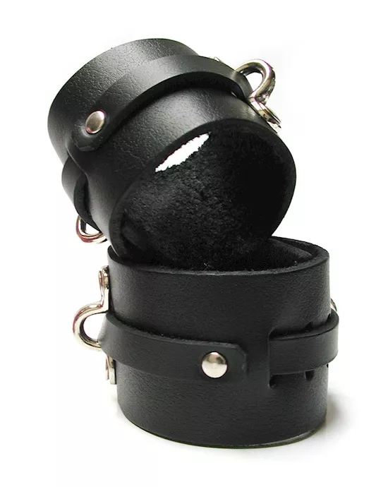 Leather Wrist Cuffs