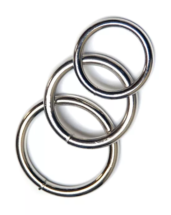 Steel O-Rings 3pack