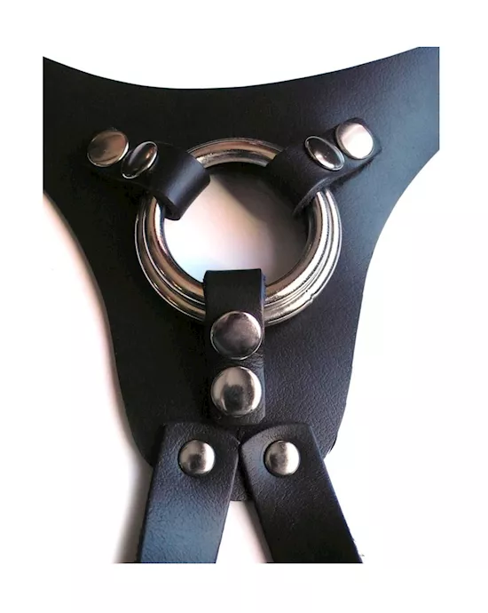La Strap On Low Rise Black