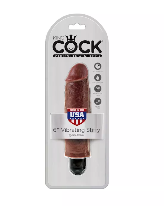 King Cock 6 in Vibrating Stiffy