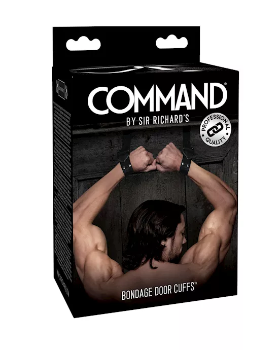 Sir Richards Command Bondage Door Cuffs