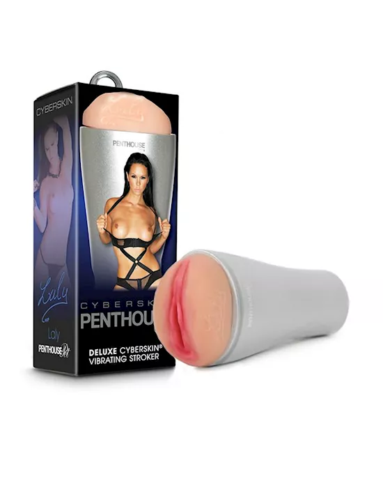 Penthouse Deluxe Vibrating CyberSkin Stroker Laly