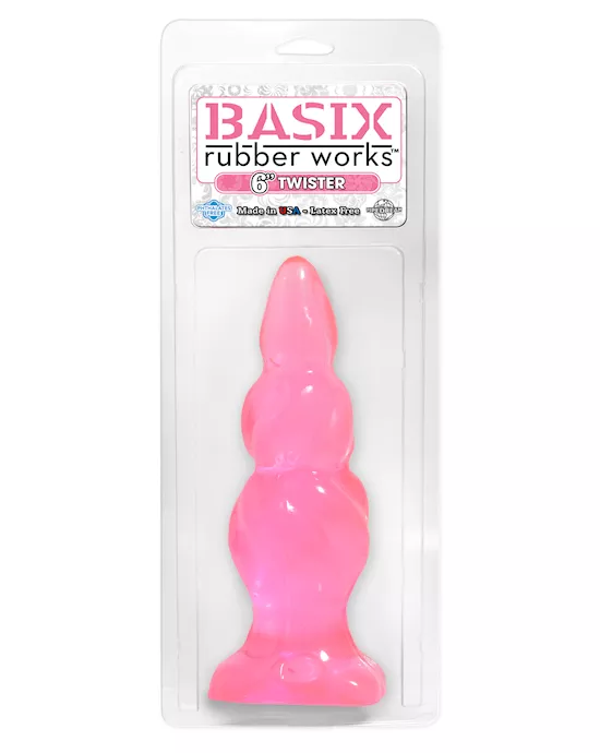 BASIX 6 INCH TWISTER PINK