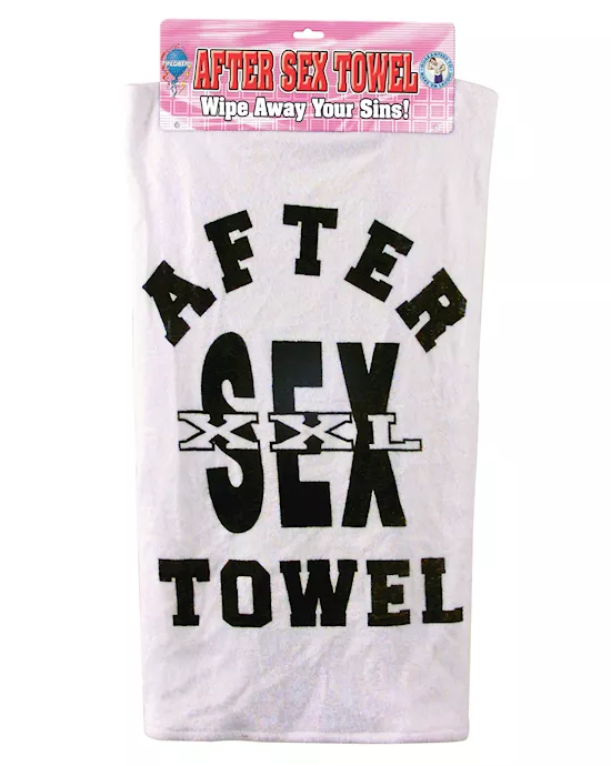 AFTER SEX TOWEL