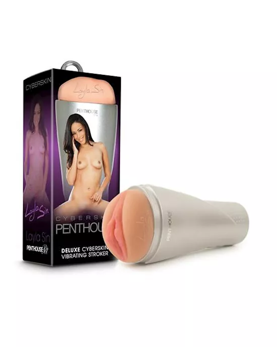 Penthouse Deluxe Cyberskin Vibrating Stroker Layla Sin