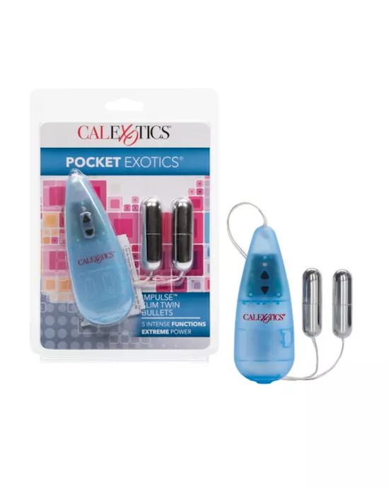 Pocket Exotics Impulse Slim Twin Bullets 
