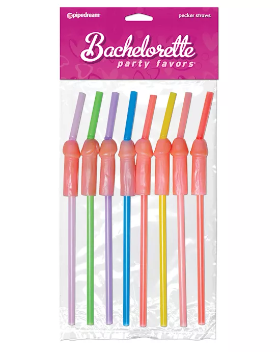 BP PECKER STRAWS 8 PACK