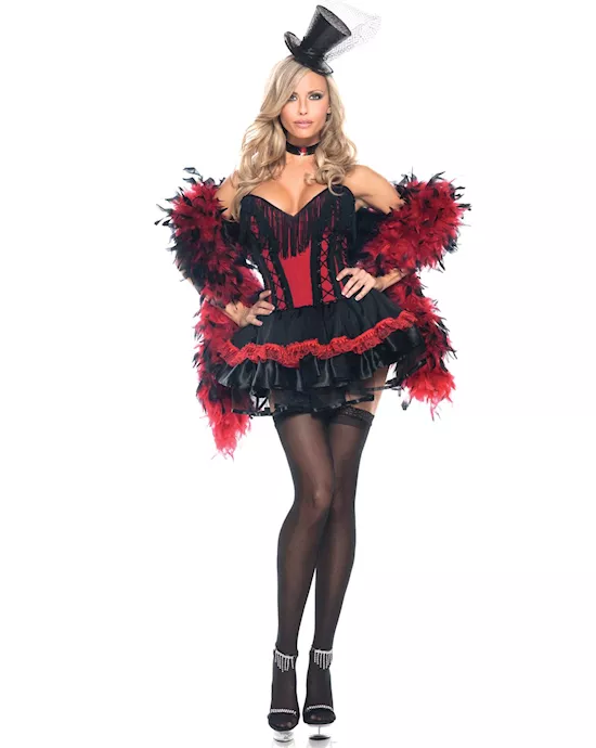 2 Piece  Speak Easy Saloon Girl