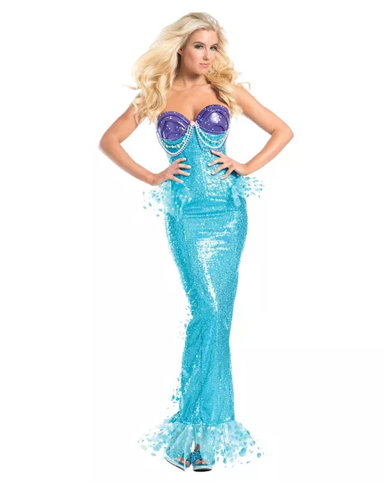 1 Piece  Under the Sea Mermaid  Costume - S/M
