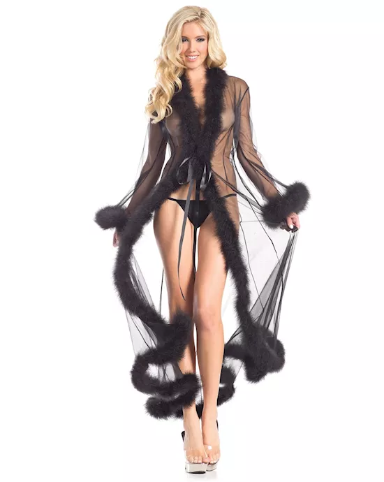 Marabou Robe