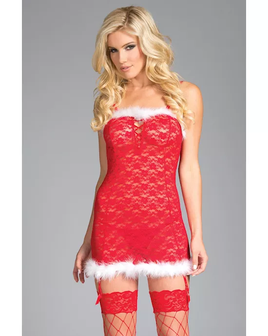 Naughty And Nice Cami Suspender