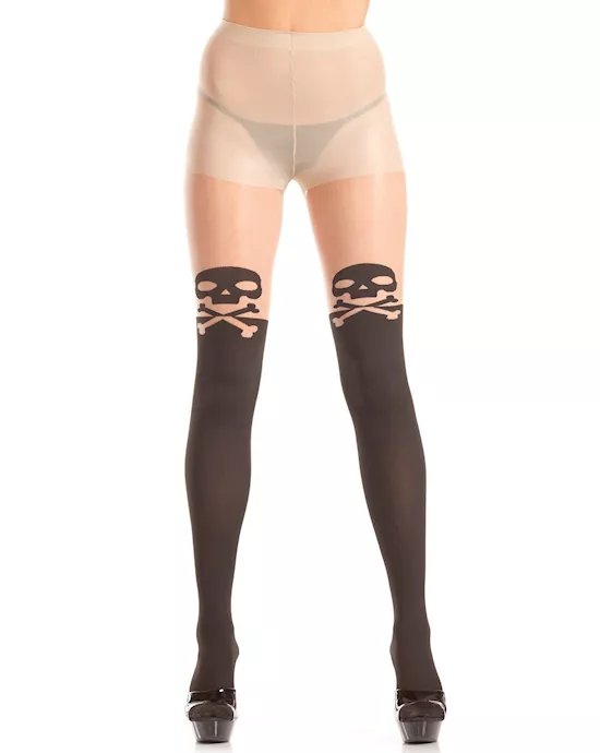 Danger Ahead Pantyhose