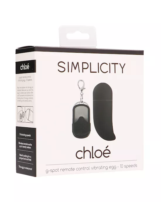 CHLOE g-spot remote control vibrating egg