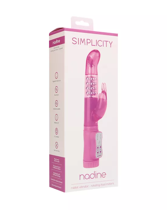 Rabbit Vibrator - Rotating Dual Motors - 8 Speeds