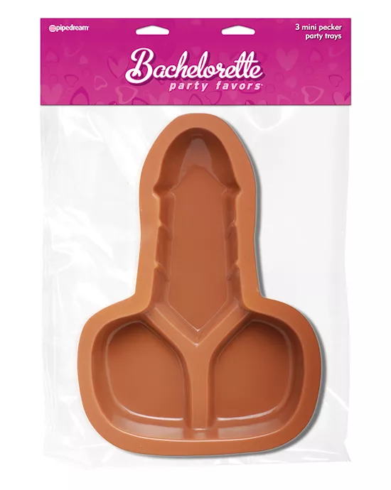 BP PECKER PARTY SERVING TRAY 3PK